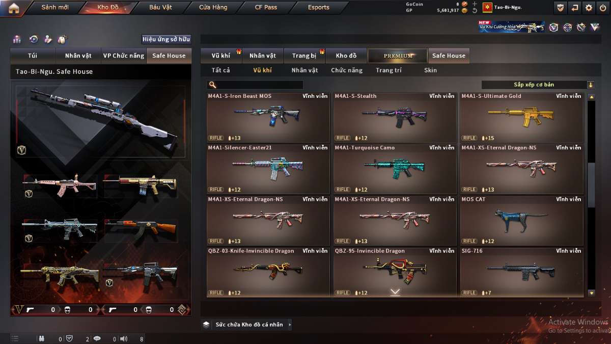 shop acc cf uy tin gia re